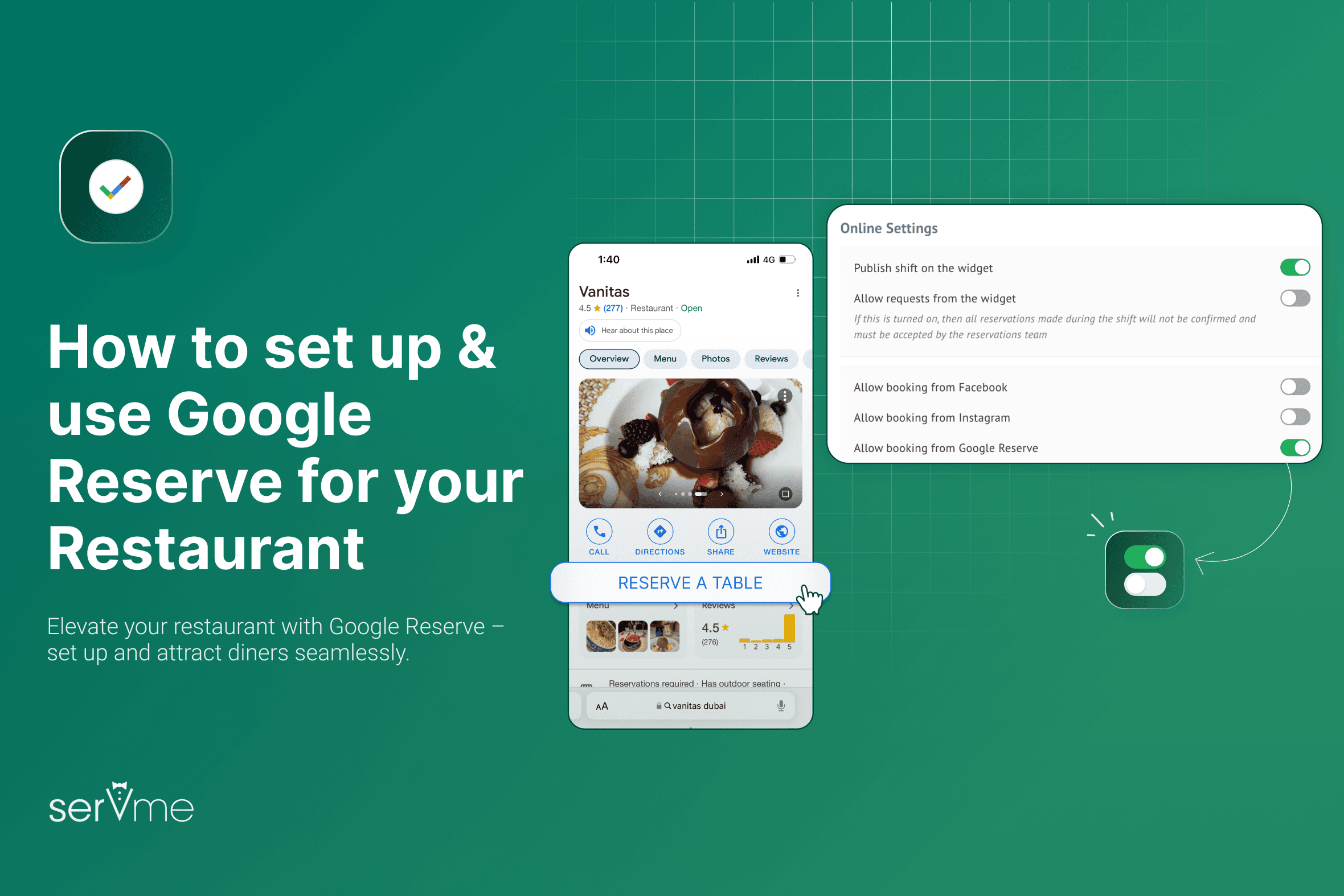 Reserve with Google for Restaurants: The Complete Guide