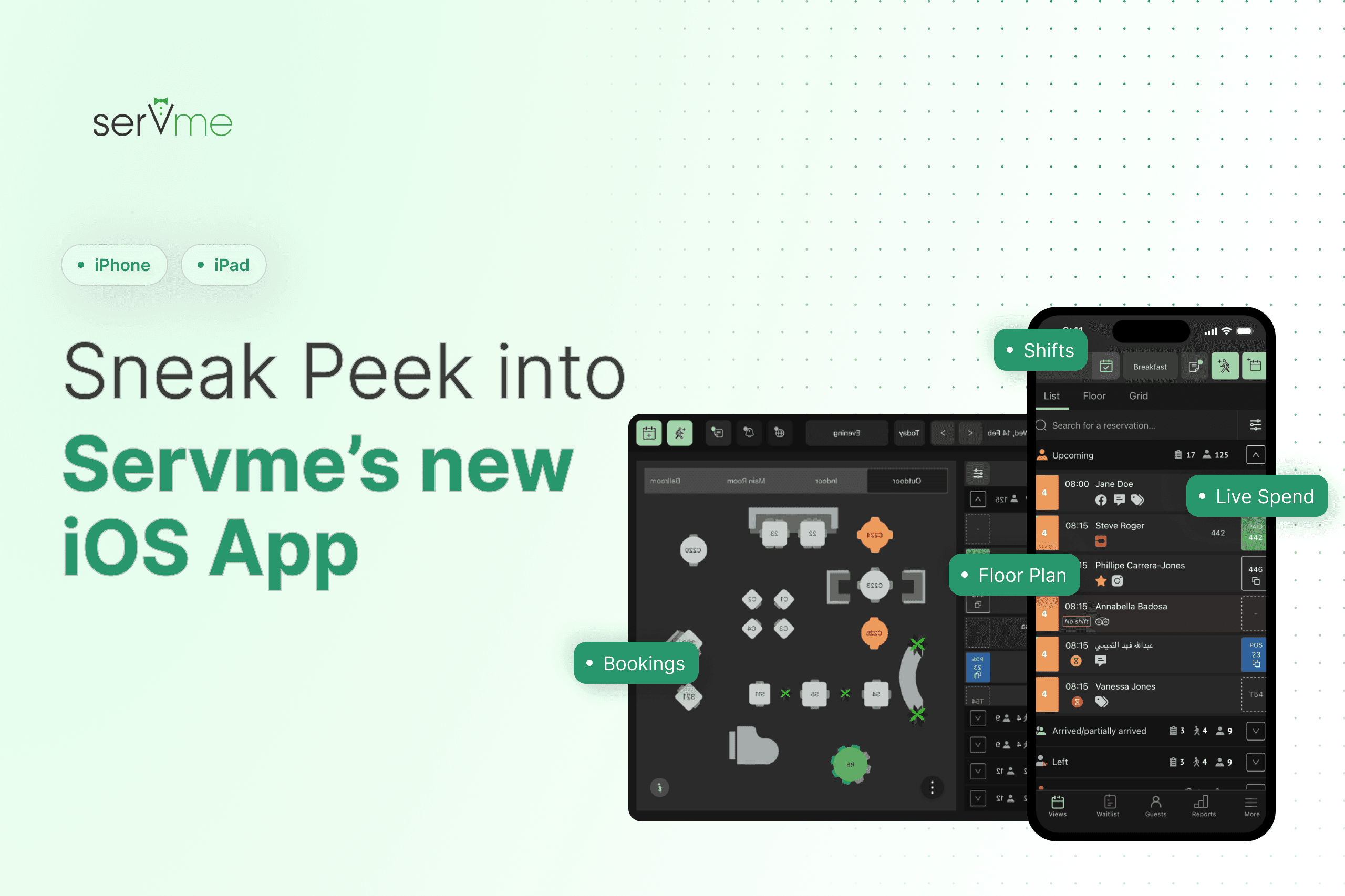 Take a Sneak Peek into Servme’s new iOS app for iPhone and iPad